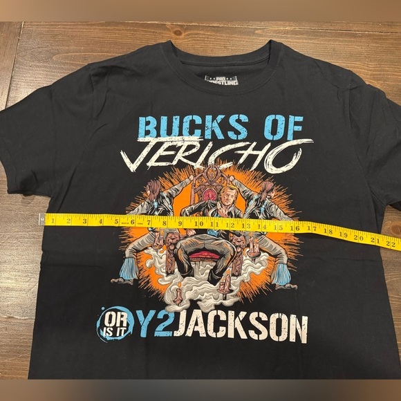Bucks of Jericho Y2 Jackson Pro Wrestling T-Shirt - Officially Licensed T-Shirt - Picture 6 of 7